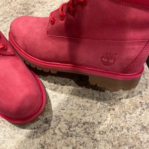 PINK TIMBERLAND BOOT 6.5Y